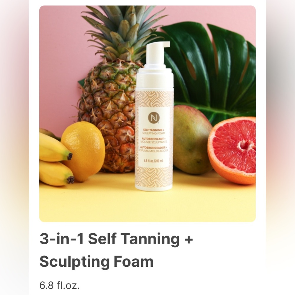 Neora 3-in-1 Self-Tanning + Sculpting Foam NIP